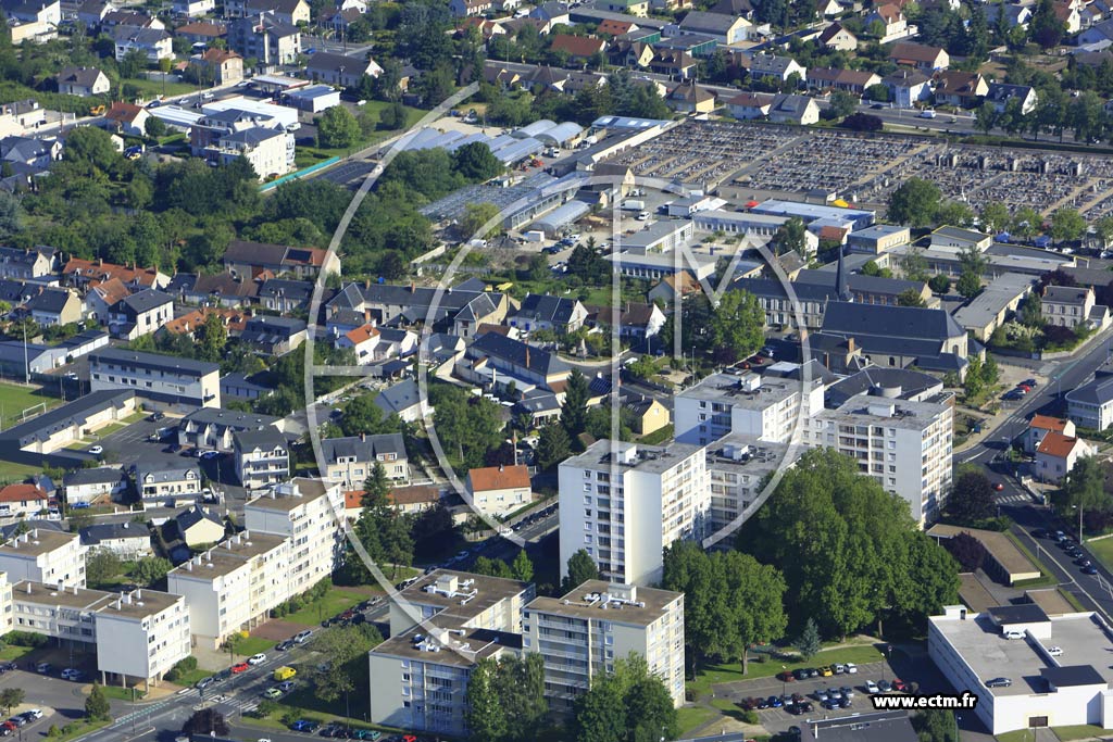 Photo arienne de Fleury-les-Aubrais (Centre)