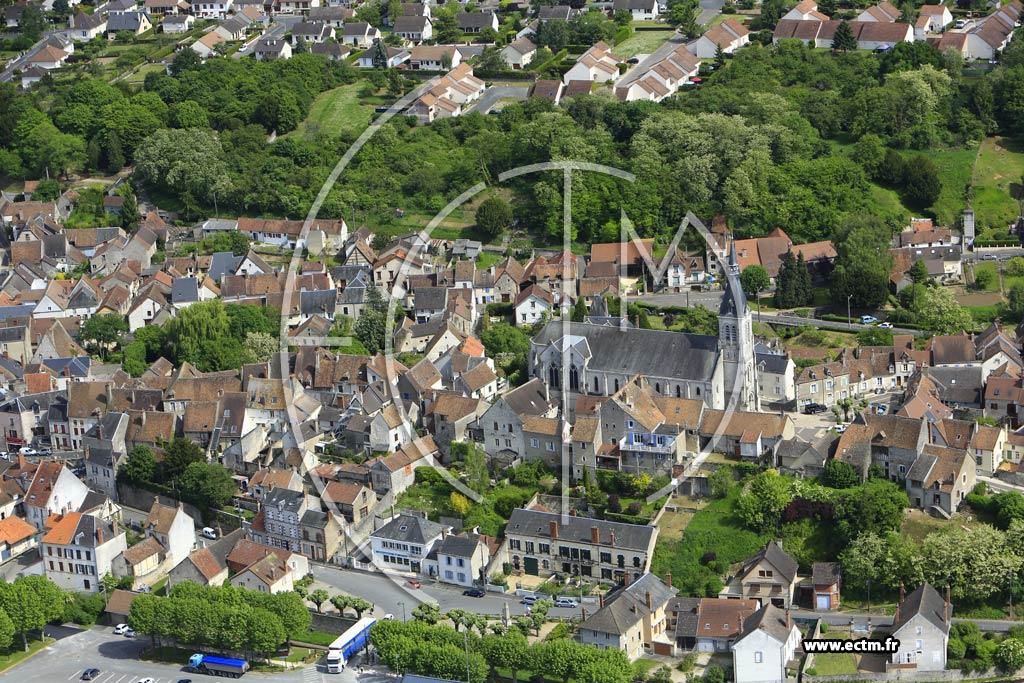 Photo arienne de Chtillon-sur-Loire (Centre)