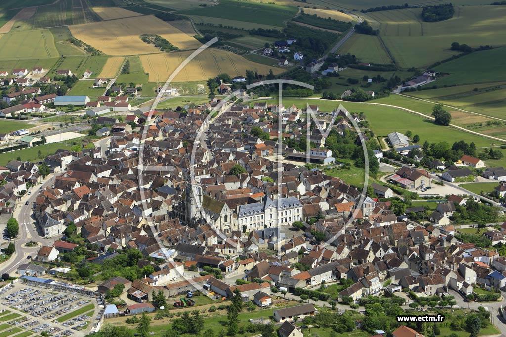 Photo arienne de Saint-Bris-le-Vineux