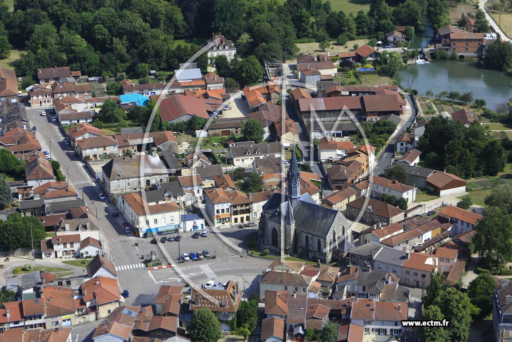 Photo arienne de claron-Braucourt-Ste-Livire (claron - Centre)