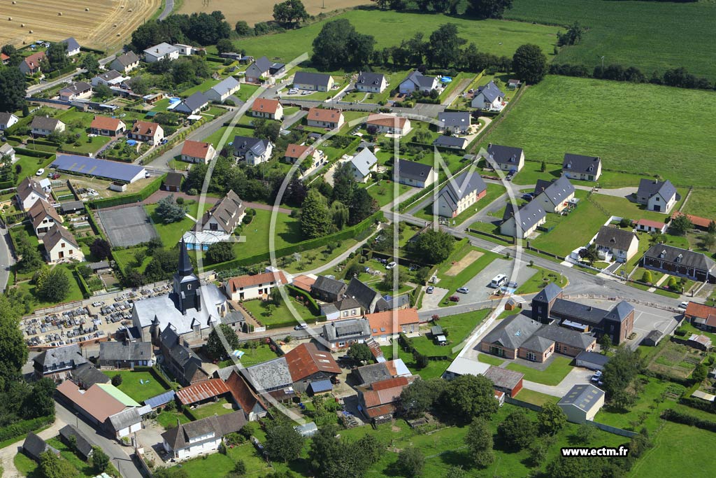 Photo aérienne - Saint-Rémy-Boscrocourt