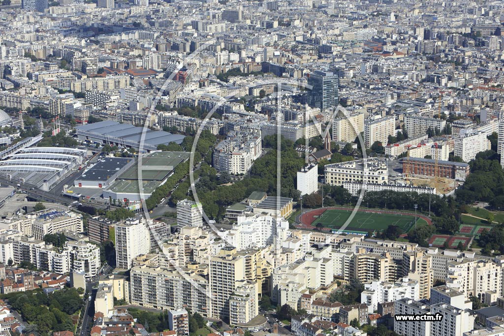 Photo arienne de Vanves (le Plateau)