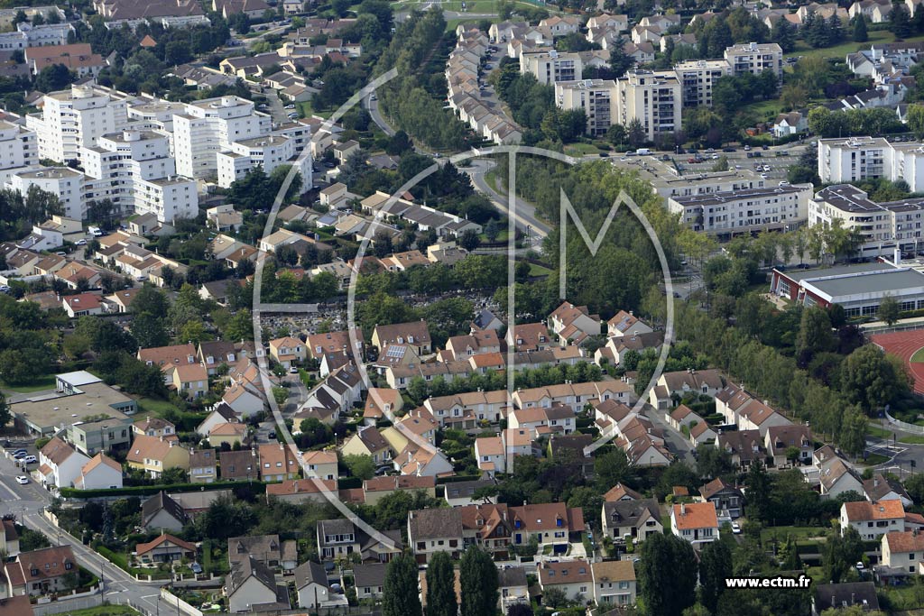 Photo arienne de Les Clayes-sous-Bois (la Broderie)