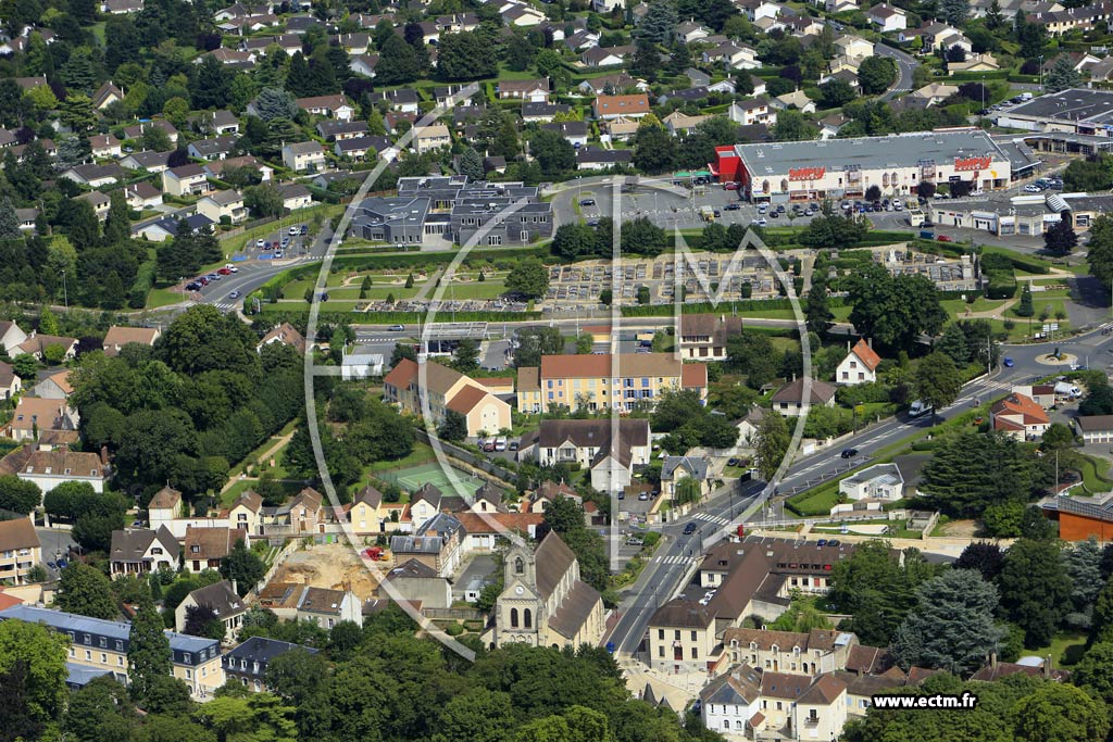 Photo arienne de Saint-Germain-ls-Corbeil (Centre)