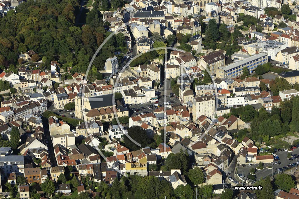 Photo arienne de Pontoise (Centre)