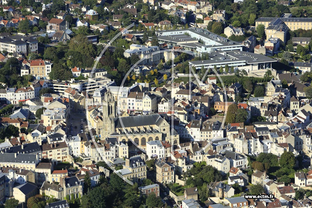 Photo arienne de Pontoise (Centre)