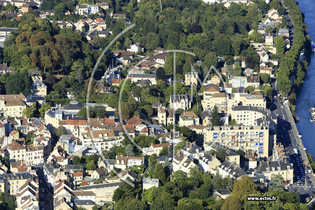 Photo arienne de Pontoise (Centre)