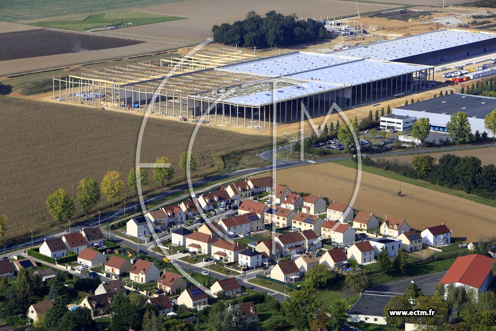 Photo arienne de Saint-Fargeau-Ponthierry (Auxonnettes)