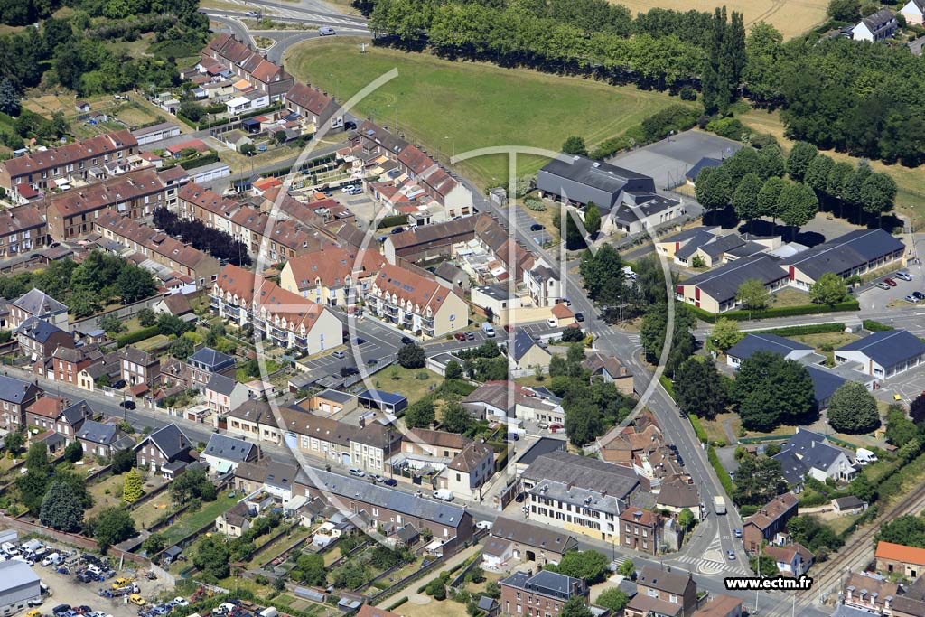 Photo arienne de Beauvais (Saint-Quentin)