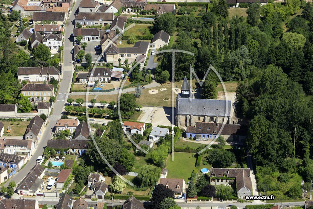Photo aérienne - La Chapelle-sur-Oreuse