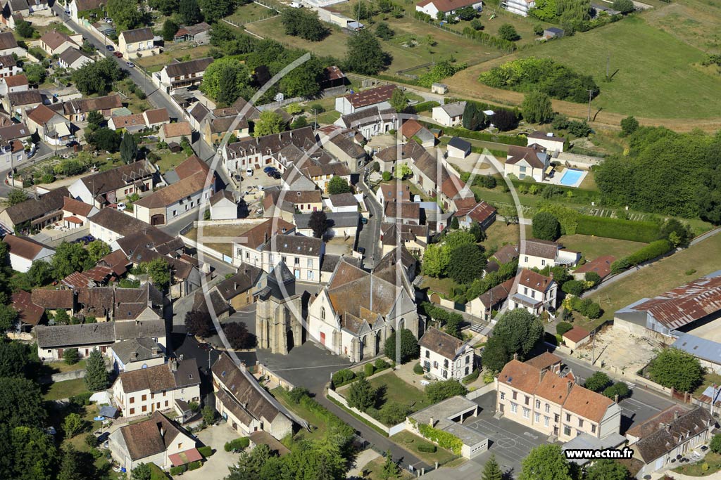 Photo arienne de Malay-le-Grand (Centre)