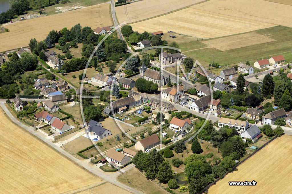 Photo arienne de Villeneuve-la-Dondagre