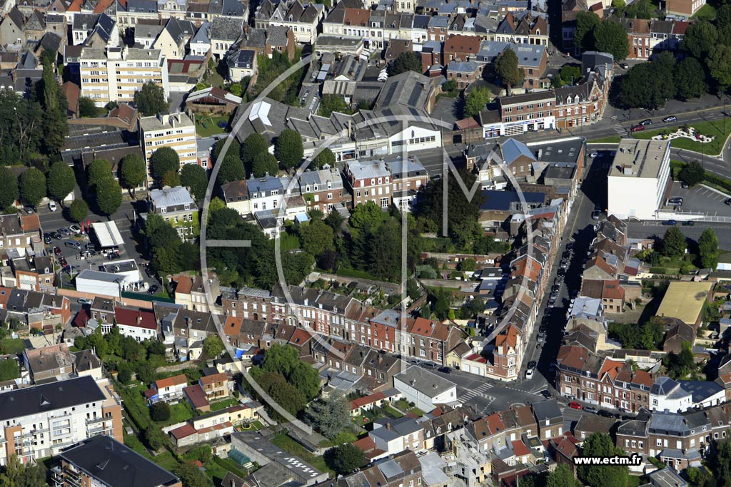 Photo arienne de Valenciennes (Faubourg Sainte-Catherine)