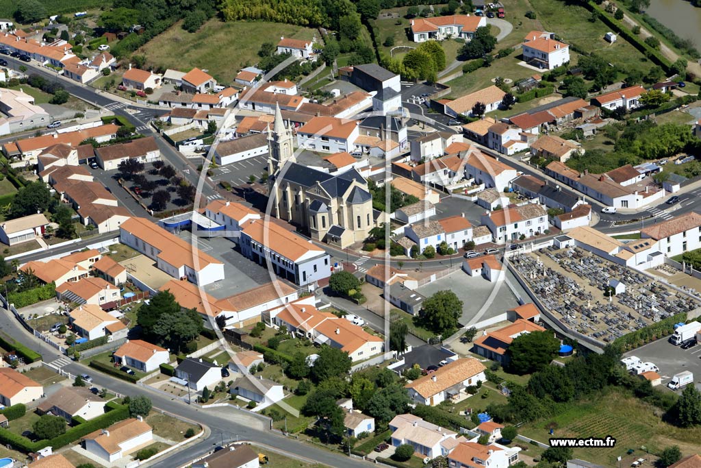 Photo arienne de Notre-Dame-de-Riez