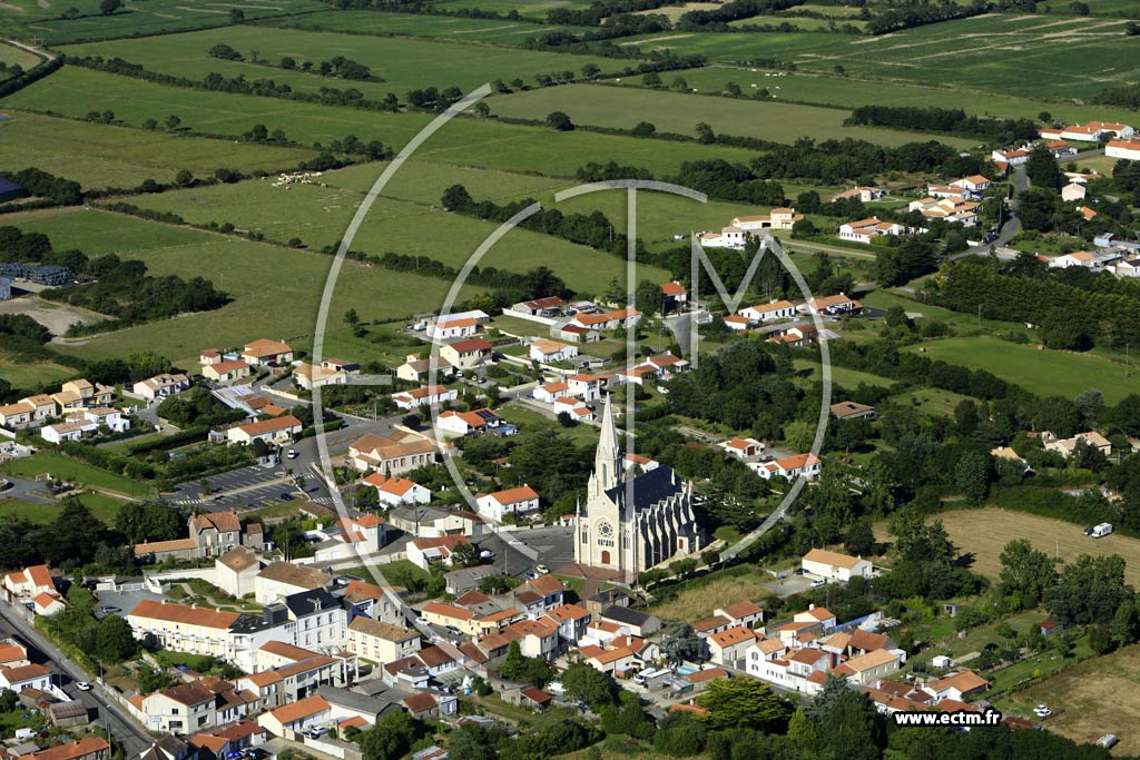 Photo arienne de Bourgneuf-en-Retz (Saint-Cyr-en-Retz)