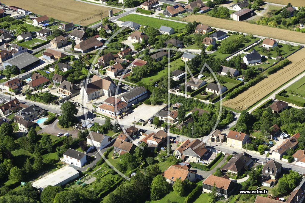 Photo aérienne de Saint-Benoît-sur-Seine