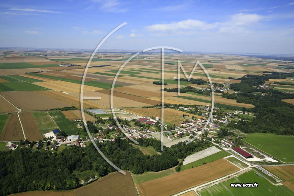 Photo aérienne - Saint-Étienne-sous-Barbuise