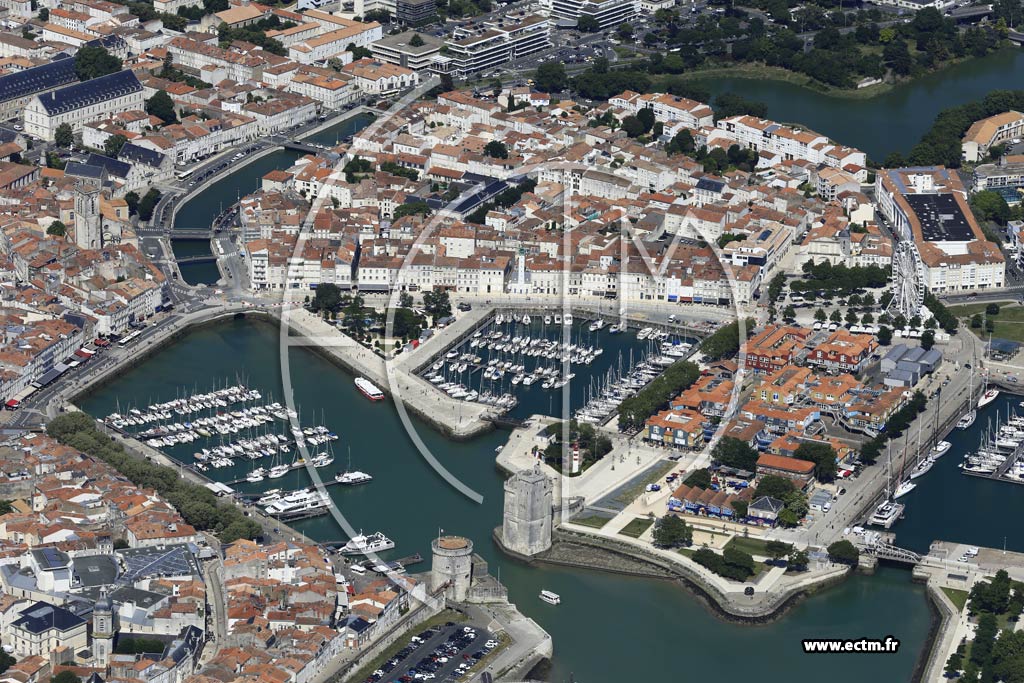 Photo arienne de La Rochelle (Vieux Port)