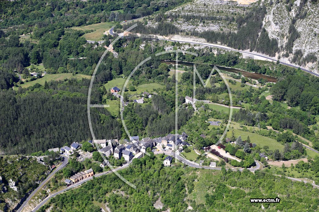 Photo arienne de Gorges du Tarn Causses (Montbrun)
