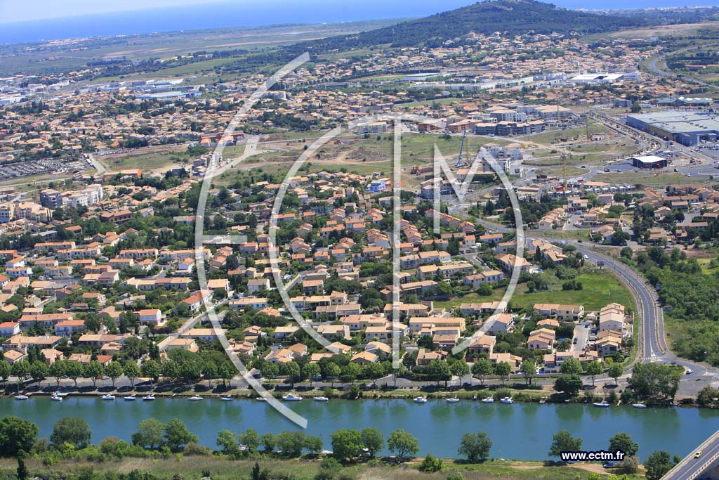 Photo arienne de Agde