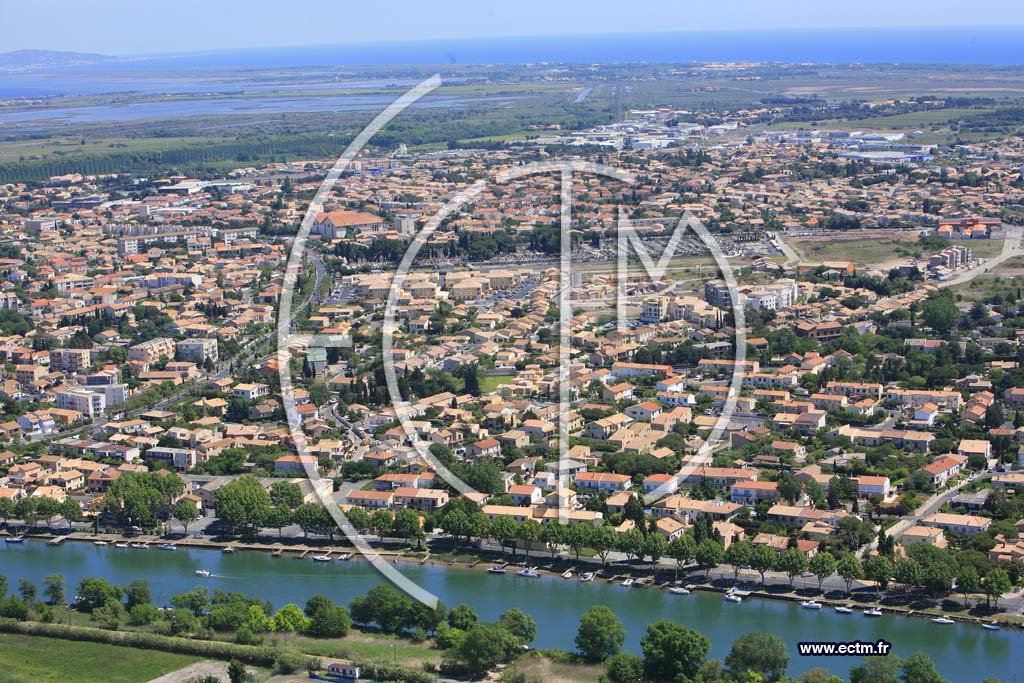 Photo arienne de Agde