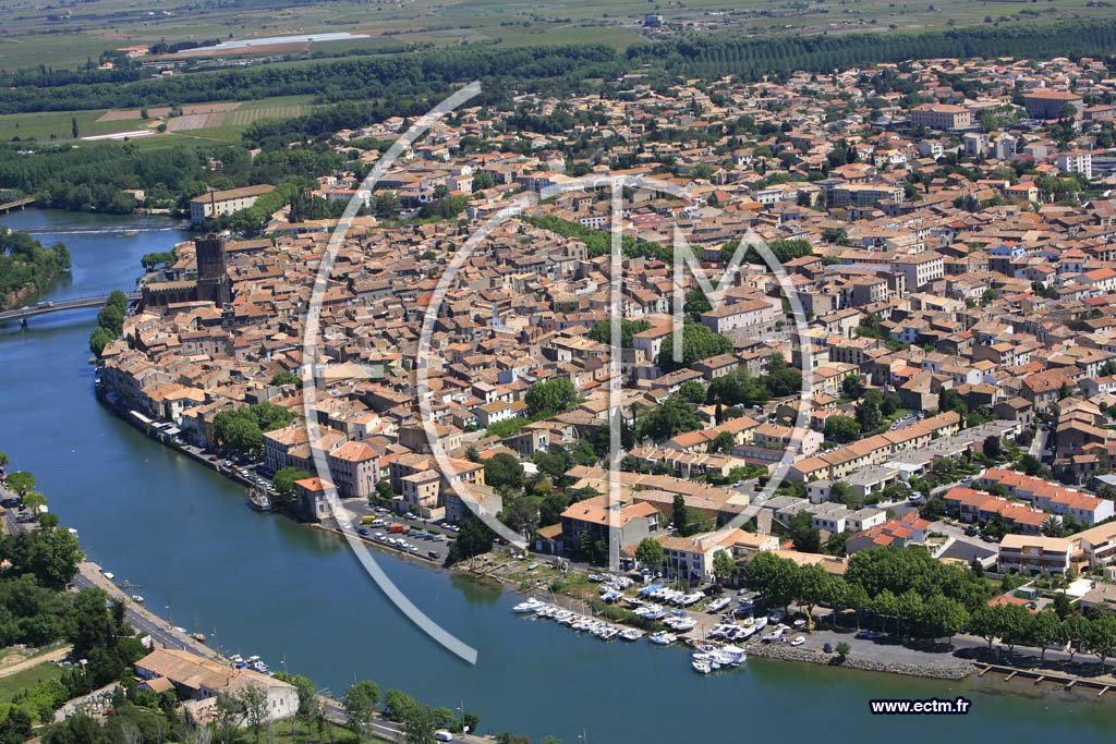 Photo arienne de Agde