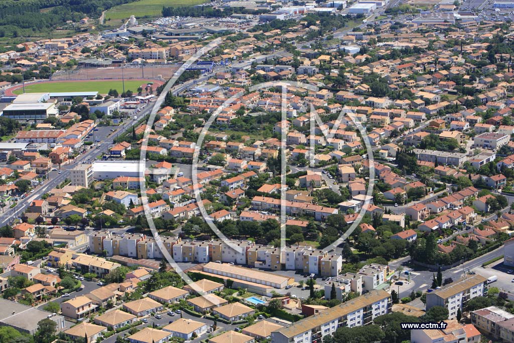 Photo arienne de Agde