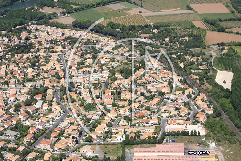 Photo arienne de Agde