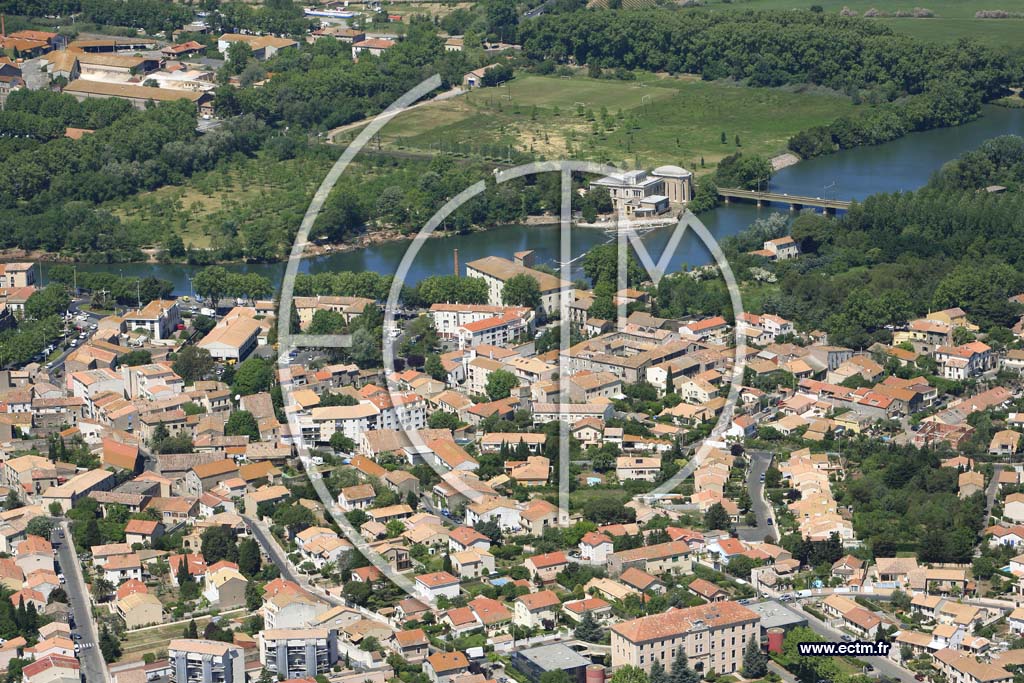 Photo arienne de Agde