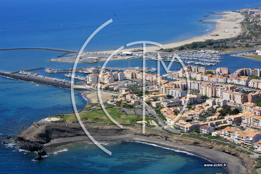 Photo arienne de Le Cap dAgde