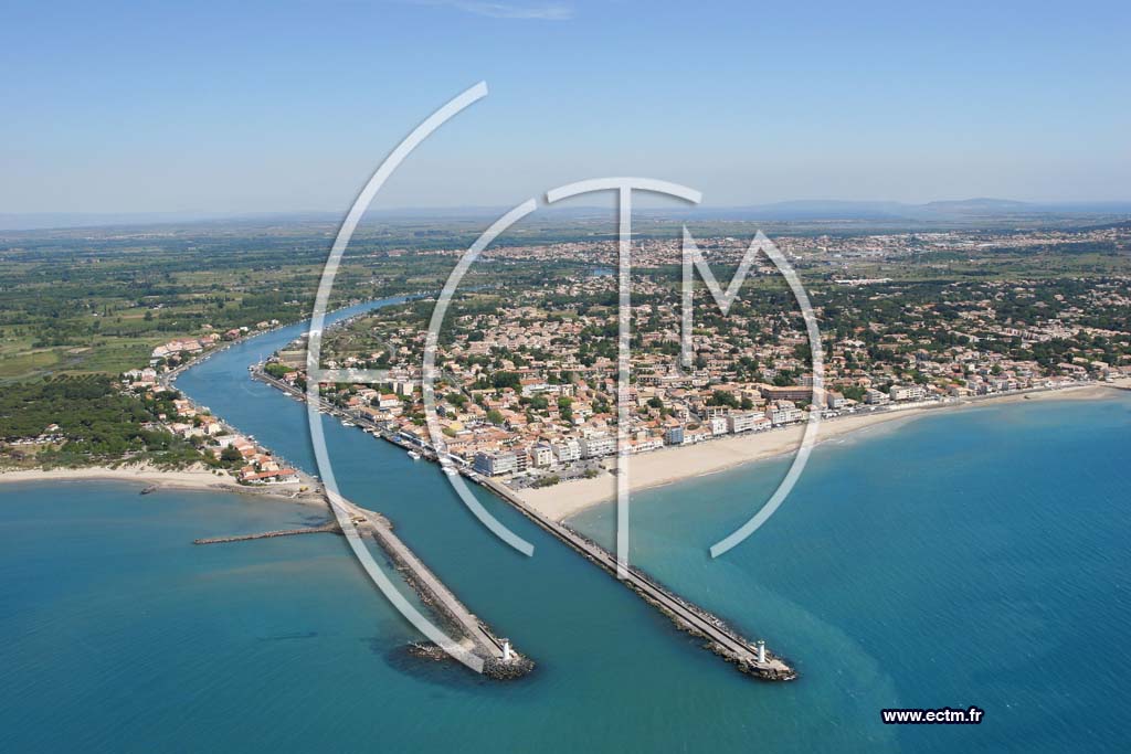 Photo arienne de Le Grau dAgde