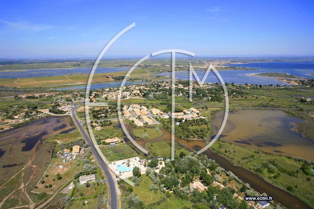 Photo arienne de Marseillan plage