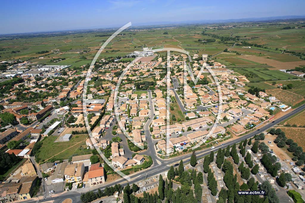 Photo arienne de Marseillan