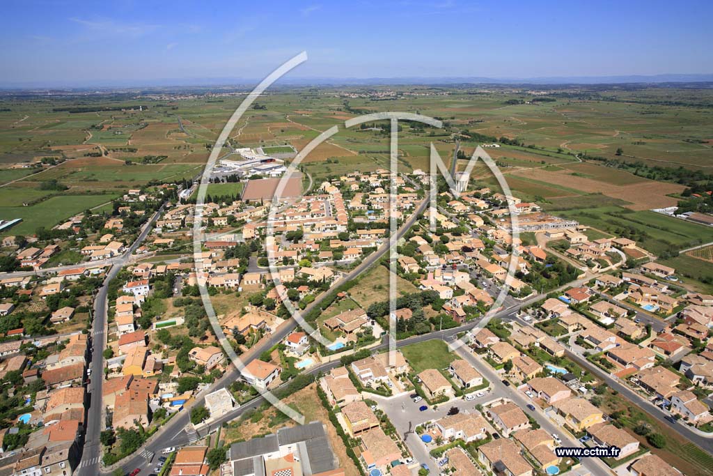 Photo arienne de Marseillan