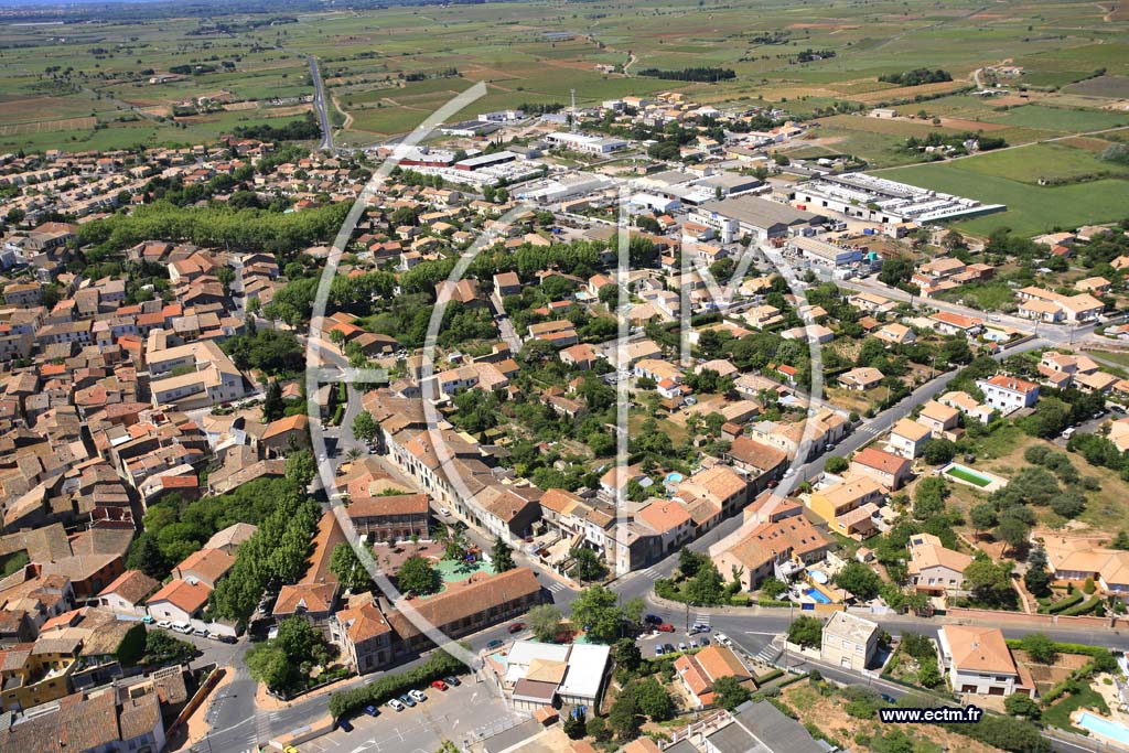 Photo arienne de Marseillan