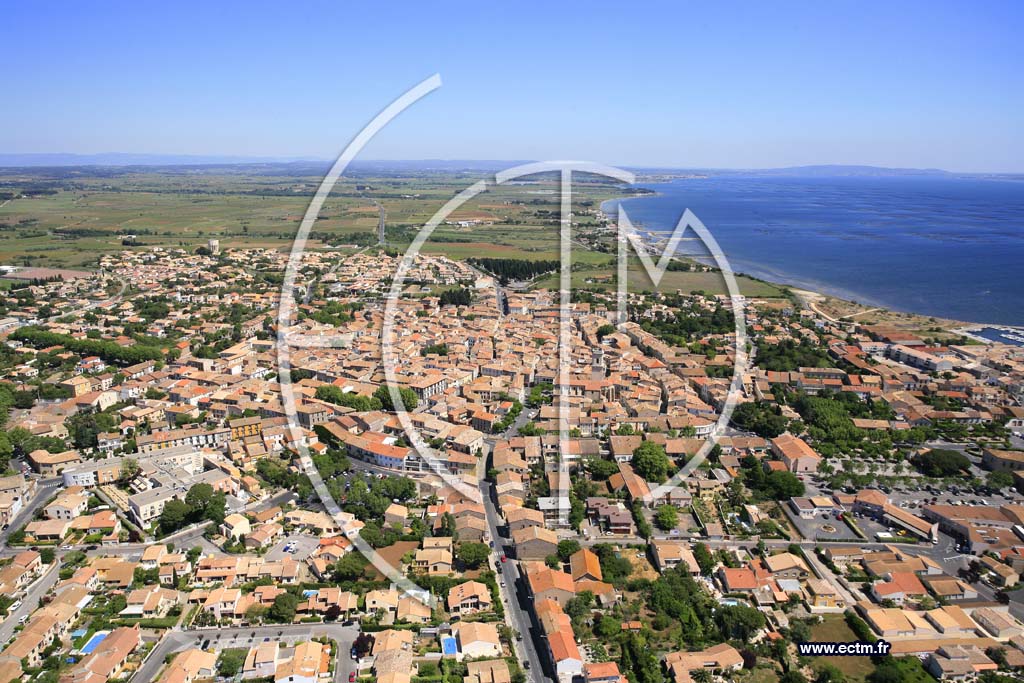 Photo arienne de Marseillan