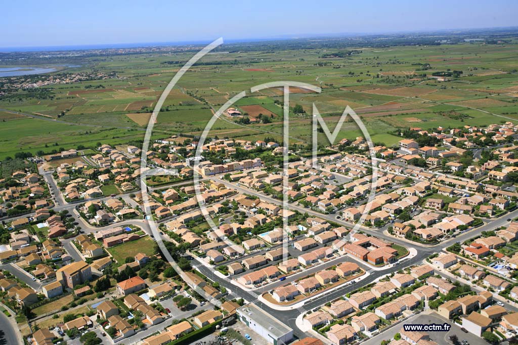 Photo arienne de Marseillan