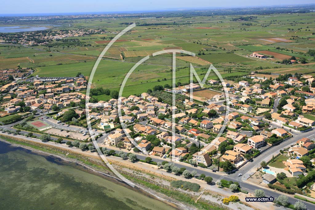 Photo arienne de Marseillan