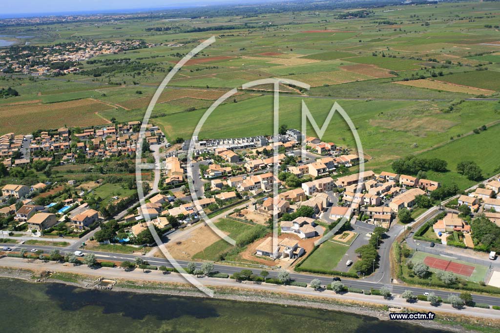 Photo arienne de Marseillan