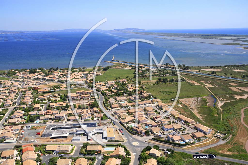 Photo arienne de Marseillan