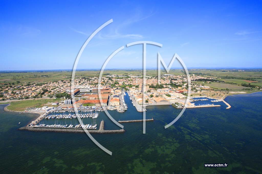 Photo arienne de Marseillan