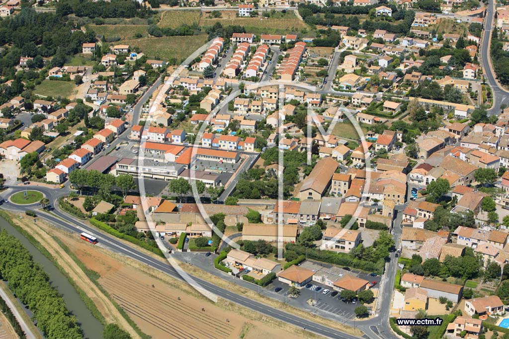 Photo arienne de Portiragnes