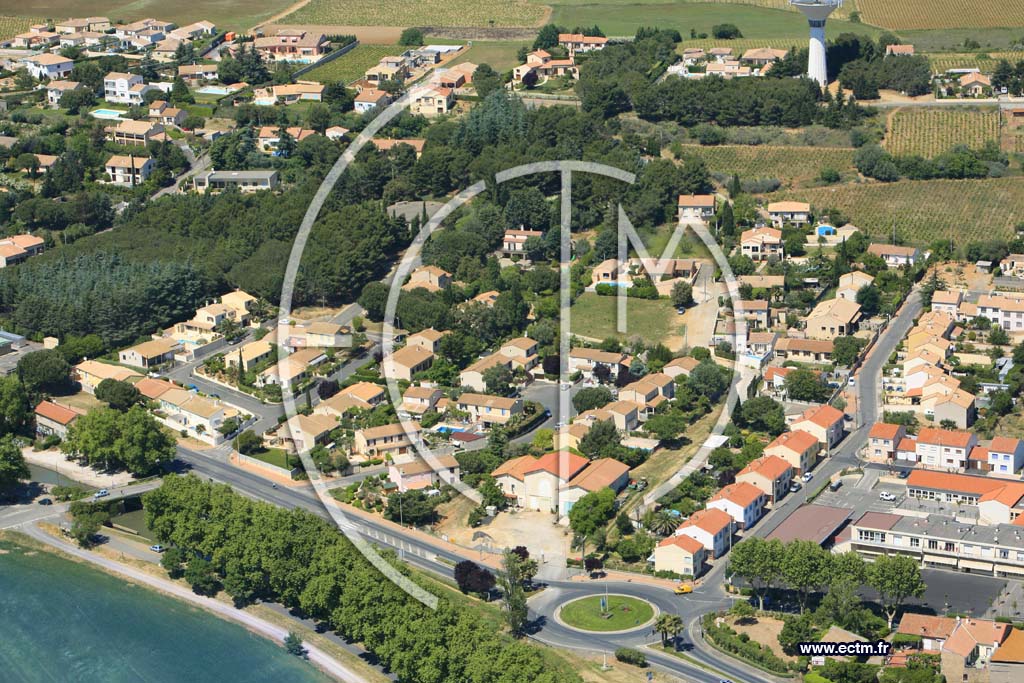 Photo arienne de Portiragnes