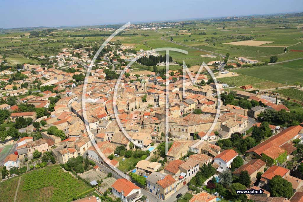 Photo arienne de Saint Genies le Bas