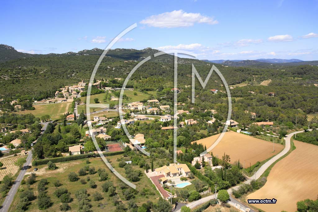 Photo arienne de Saint Jean De Cuculles