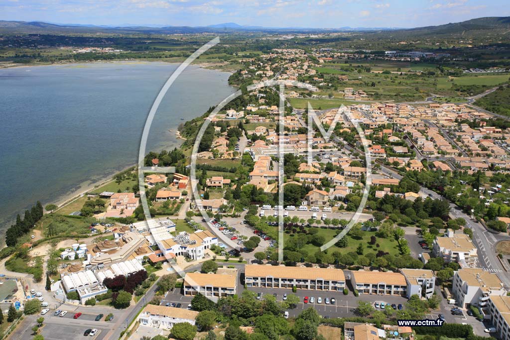 Photo arienne de Balaruc Les Bains