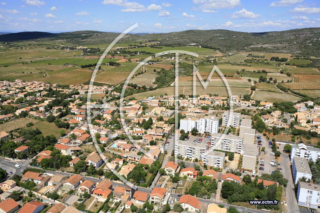 Photo arienne de Frontignan