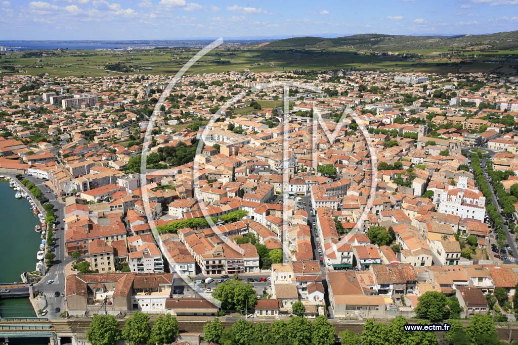 Photo arienne de Frontignan