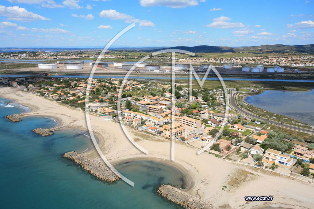 Photo arienne de Frontignan