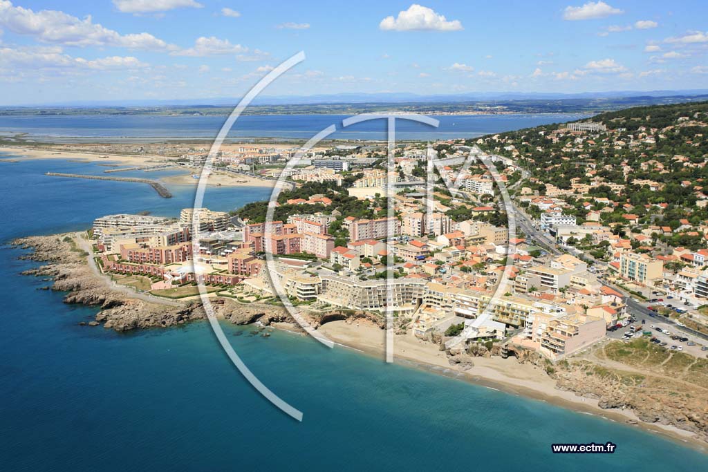 Photo arienne de Sete
